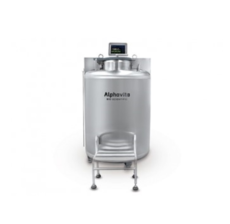 Liquid nitrogen biological container